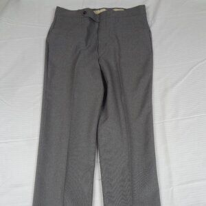 HAGGAR EXPAND-O-MATIC MENS GRAY DRESS PANTS SIZE 34/30 K597